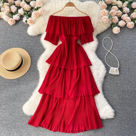 sd-18608 dress-red